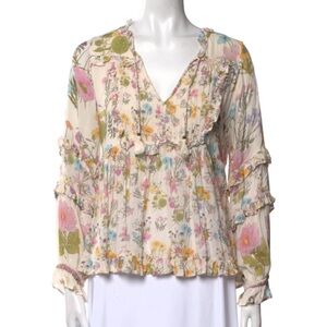 Spell Multicolor Floral Blouse